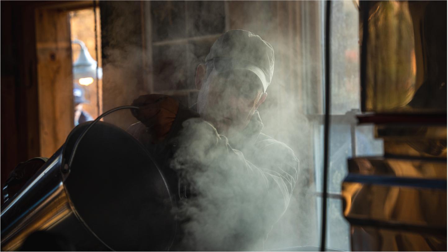 Maple sugar farmer commercial cover