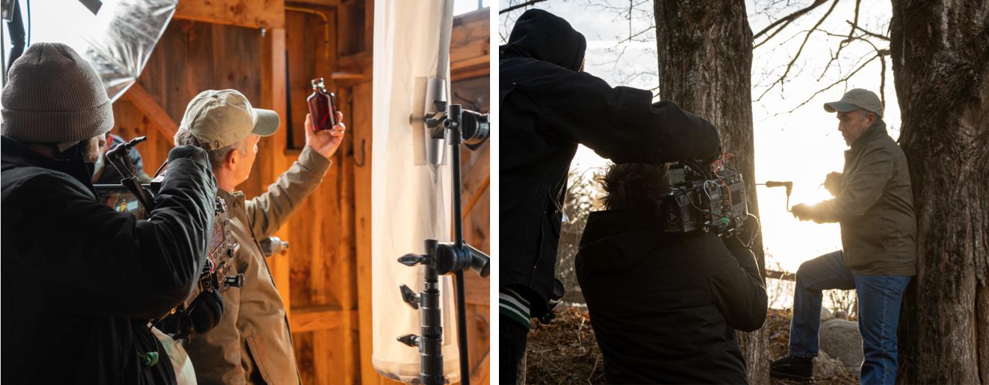 Shooting the Middlesex commercials