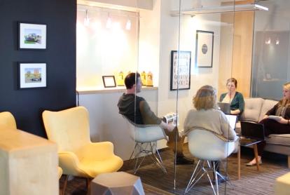 Conference room in Boston office